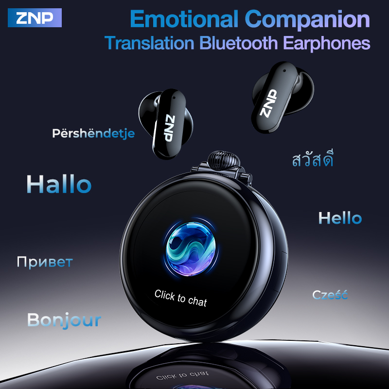 Headphones - 2026 최신 ZNP 무선 AI 번역