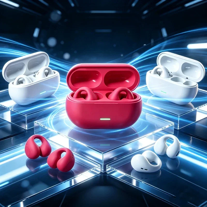 Open Ear Air Conduction Headphones - T75 블루투스 헤드셋 5.3 무선 공기전도
