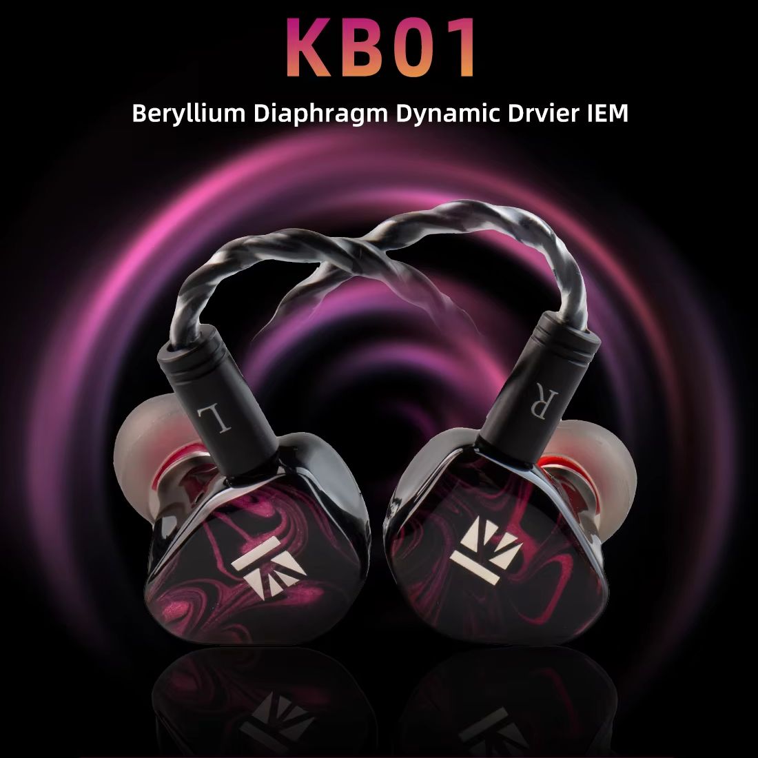 In Ear Monitors For Singers - KBEAR KB01 이어 다이어프램 다이나믹 드라이브