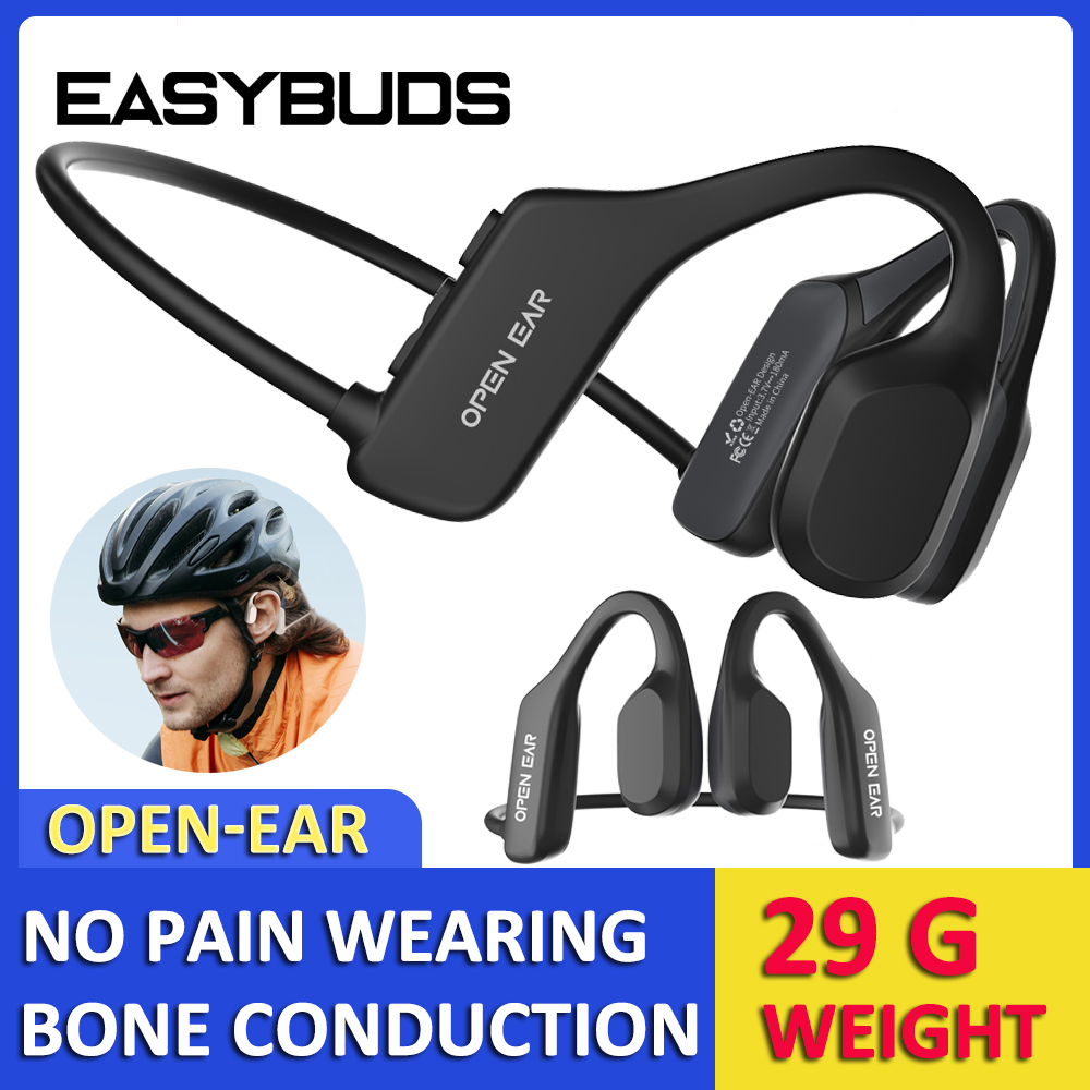Bone Conduction Running Headphones - EASYBUDS 골전도 헤드폰 스포츠 러닝 방수