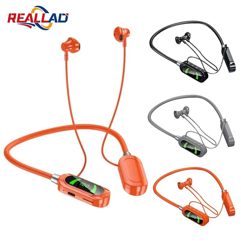Magnetic Neckband Sports Earphones - 새로운 YG07 무선 이어폰 5.3 넥밴드