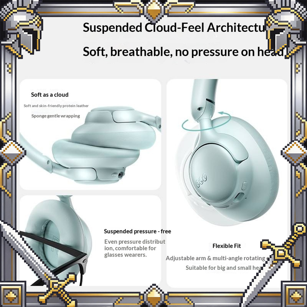 Anc Wireless Over Ear Headphones - QCY H6 Neo 무선 헤드폰, 블루투스