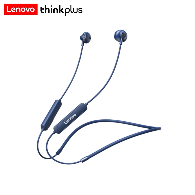 Magnetic Neckband Sports Earphones - 오리지널 레노버 SH1 이어폰, 블루투스 무선