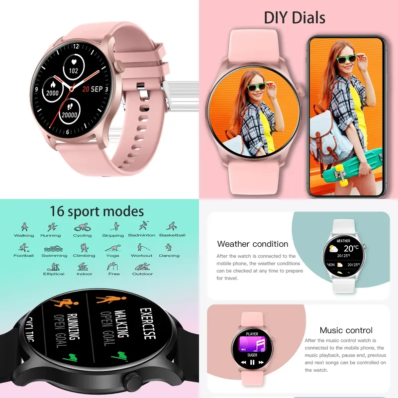 Smartwatches - SENBONO MAX8 남성용 스마트 시계 여성용
