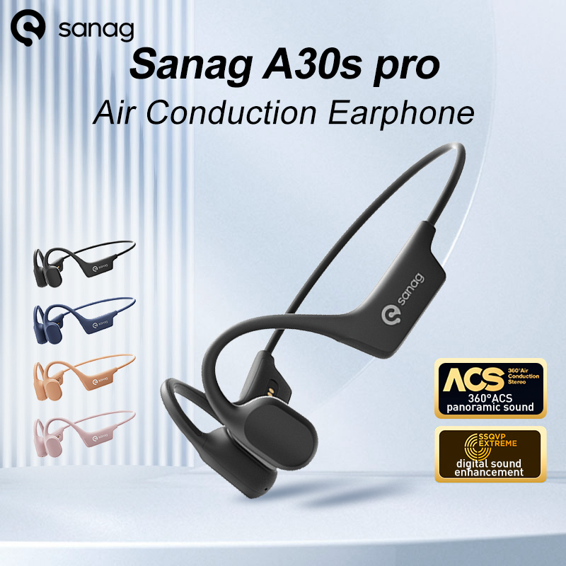 Open Ear Air Conduction Headphones - Sanag A30S Pro 공기 전도 무선