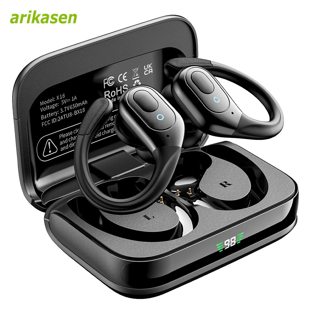 Anc Wireless Over Ear Headphones - 블루투스 헤드폰 무선 이어버드, 5.3 스포츠