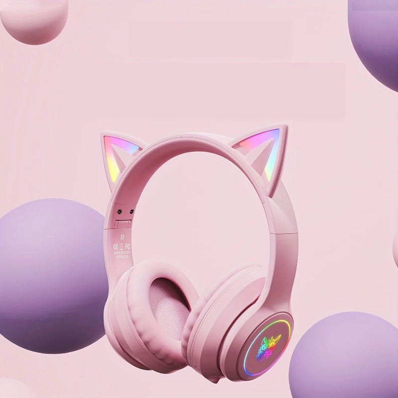 Onikuma B90 핑크 고양이 귀 게임용 헤드셋 R - Gaming Headset With Mic Rgb 리뷰 및 가격