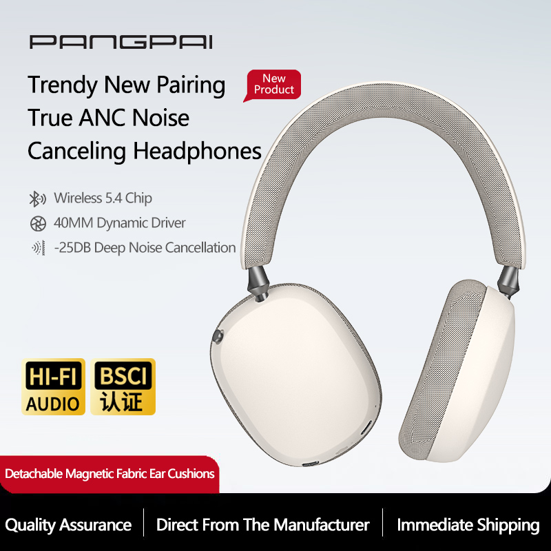 새로운 ANC 마그네틱 이어컵 오버이어 블루투스 헤드폰 - Anc Wireless Over Ear Headphones 리뷰 및 가격