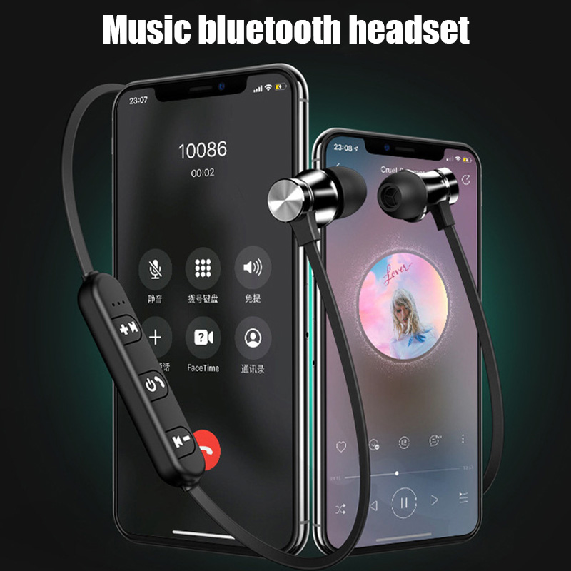 새로운 블루투스 4.2 무선 스포츠 넥밴드 헤드셋 방수 - Magnetic Neckband Sports Earphones 리뷰 및 가격