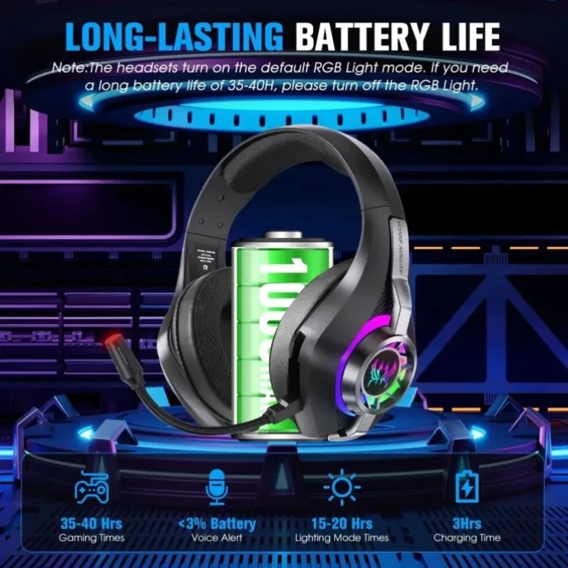 GS400 울트라 무선 2.4GHz 게임용 헤드셋(마이 - Gaming Headset With Mic Rgb 리뷰 및 가격