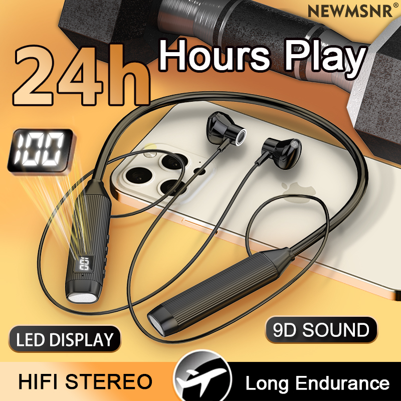TWS LED 디스플레이 슈퍼 파워 무선 헤드폰 블루투 - Magnetic Neckband Sports Earphones 리뷰 및 가격