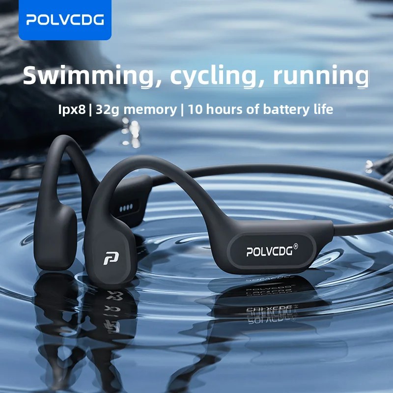 POLVCDG X9 골전도 이어폰 32G IPX8 방수 - Bone Conduction Running Headphones 리뷰 및 가격