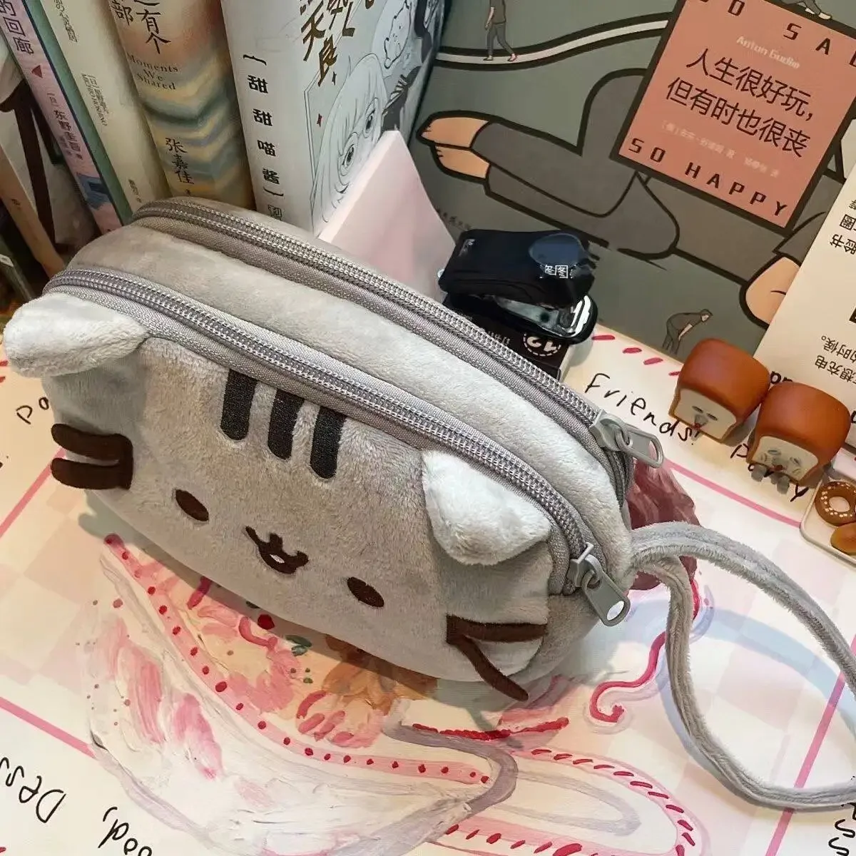 귀여운 푸쉰 뚱뚱이 고양이 캐릭터 필통 대용량 학생용  - Laptops 리뷰 및 가격