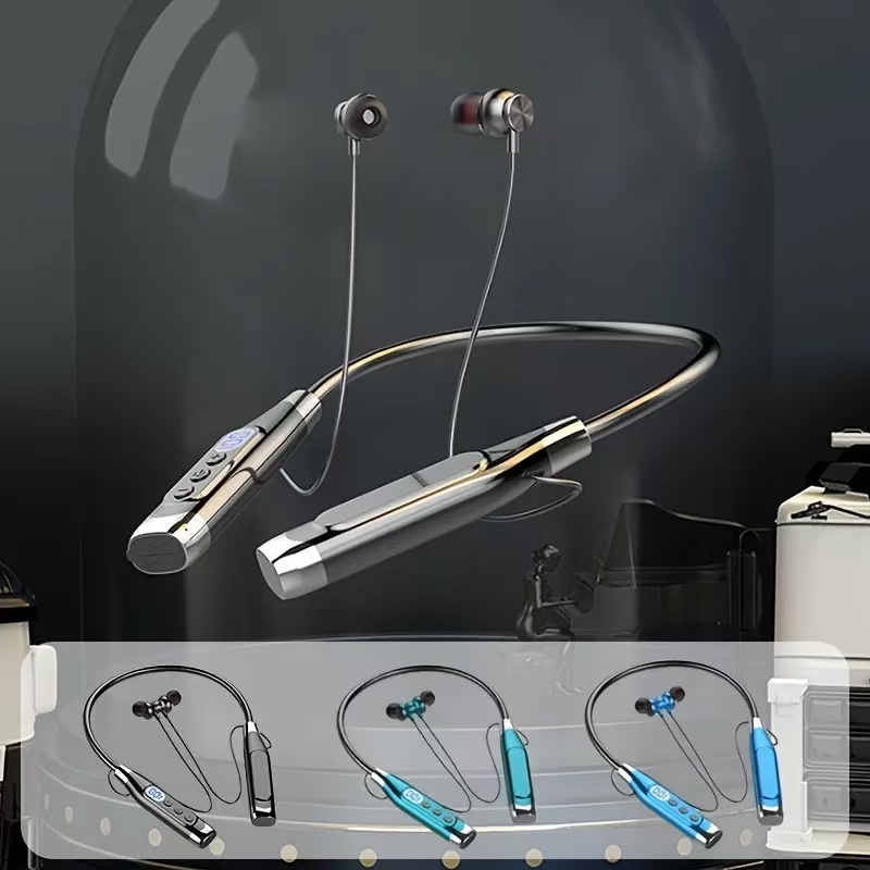진정한 스테레오 무선 헤드폰, 블루투스 넥밴드 이어폰, - Magnetic Neckband Sports Earphones 리뷰 및 가격