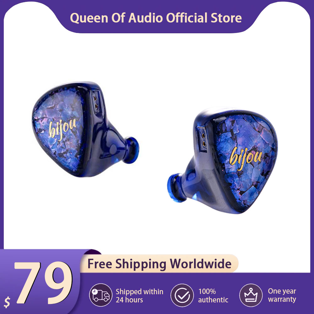 새로운 QoA Bijou 헤드폰 1DD+1BA+1BCD - Planar Magnetic Iem Earphones 리뷰 및 가격