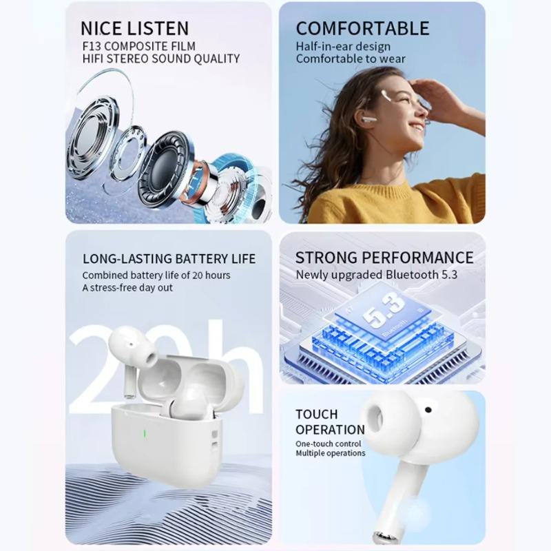 A5 TWS 블루투스 이어폰 하이파이 사운드 헤드폰 스 - Tws Earbuds Bluetooth 5.3 리뷰 및 가격