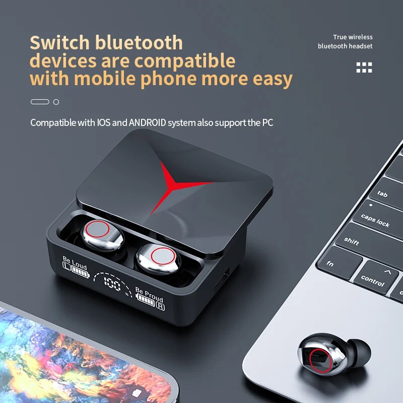 TWS M90 Pro 무선 헤드폰 게임 HIFI Tru - Tws Earbuds Bluetooth 5.3 리뷰 및 가격
