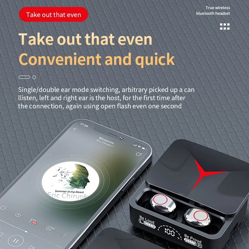 TWS M90 Pro 무선 헤드폰 게임 HIFI Tru - Tws Earbuds Bluetooth 5.3 리뷰 및 가격