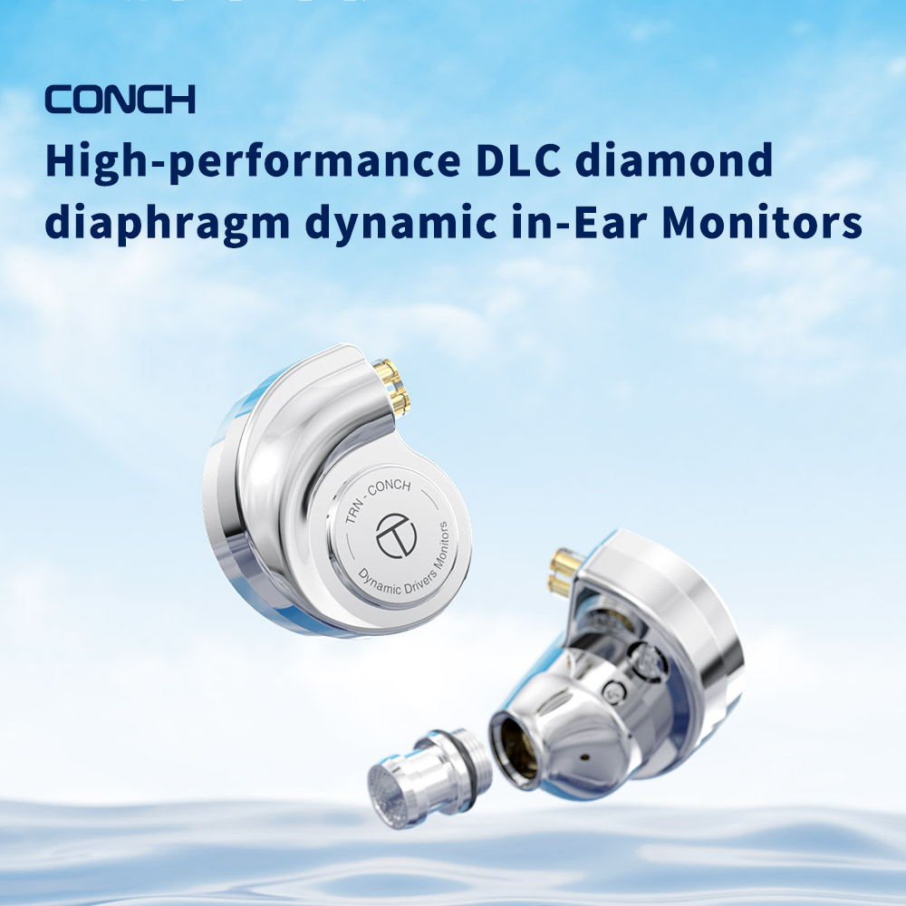 TRN 콘치 이어폰 럭키 백 고성능 DLC 다이아몬드  - Planar Magnetic Iem Earphones 리뷰 및 가격