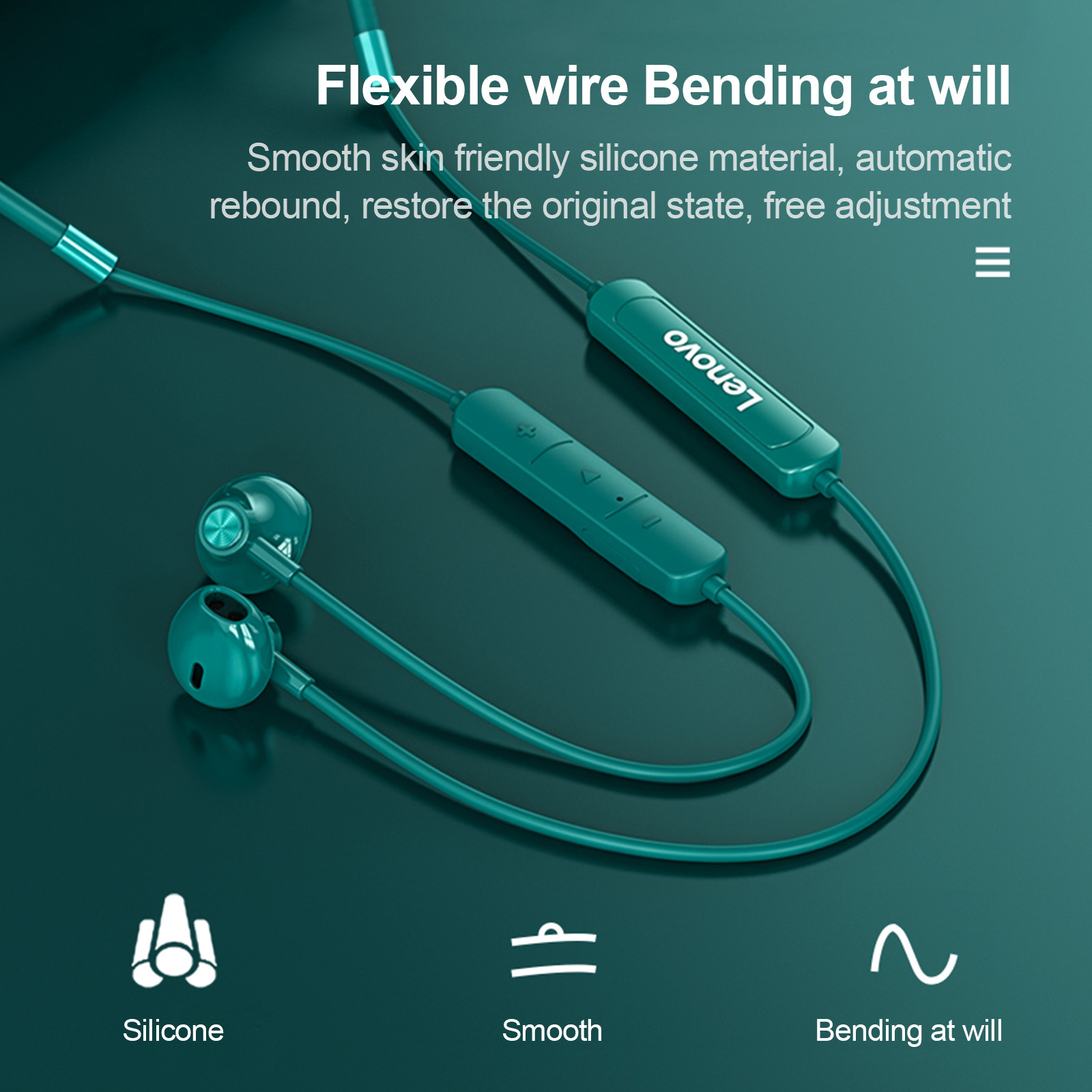 오리지널 레노버 SH1 이어폰, 블루투스 무선 칩, 하 - Magnetic Neckband Sports Earphones 리뷰 및 가격