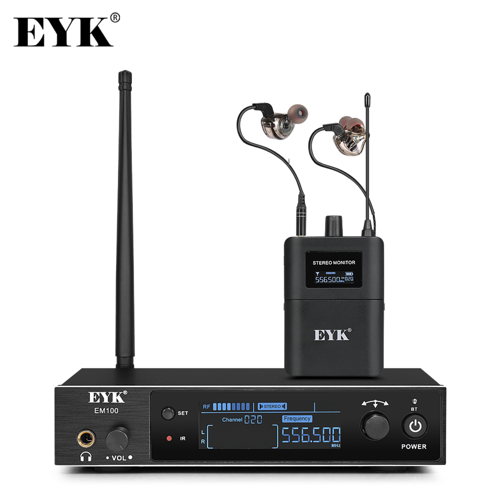 EYK 인이어 모니터 시스템, 스테레오 전문 무대 UH - In Ear Monitors For Singers 리뷰 및 가격