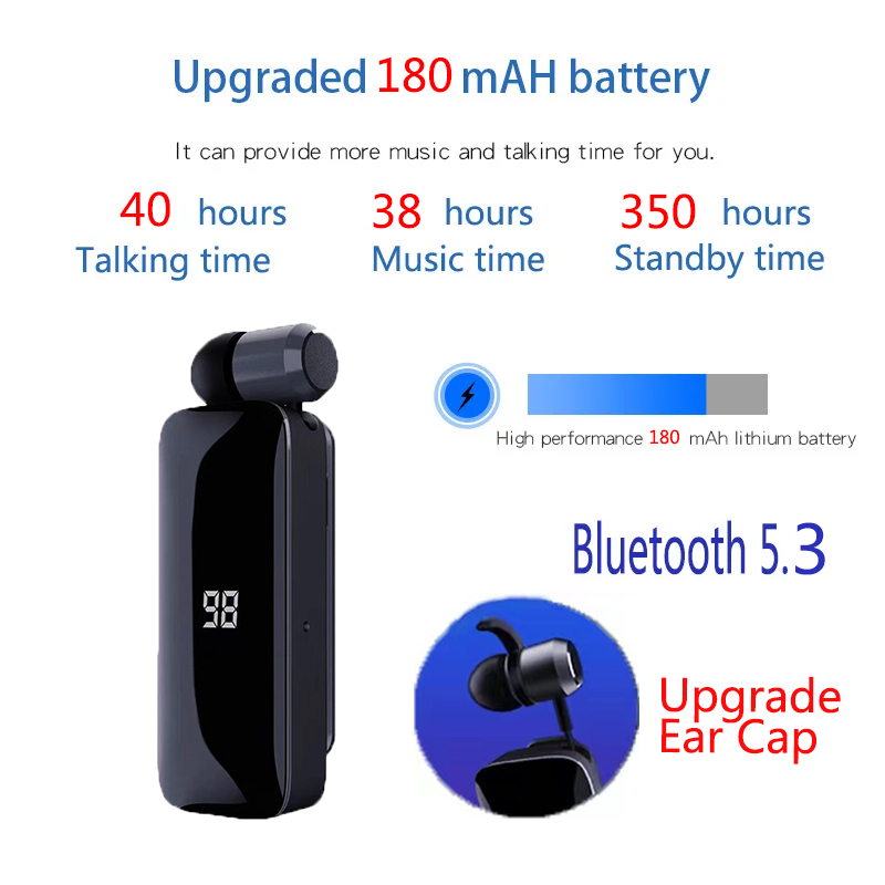 F906 통화 시간 40시간 블루투스 헤드셋 BT5.3 - Type C Wired Earphones With Mic 리뷰 및 가격