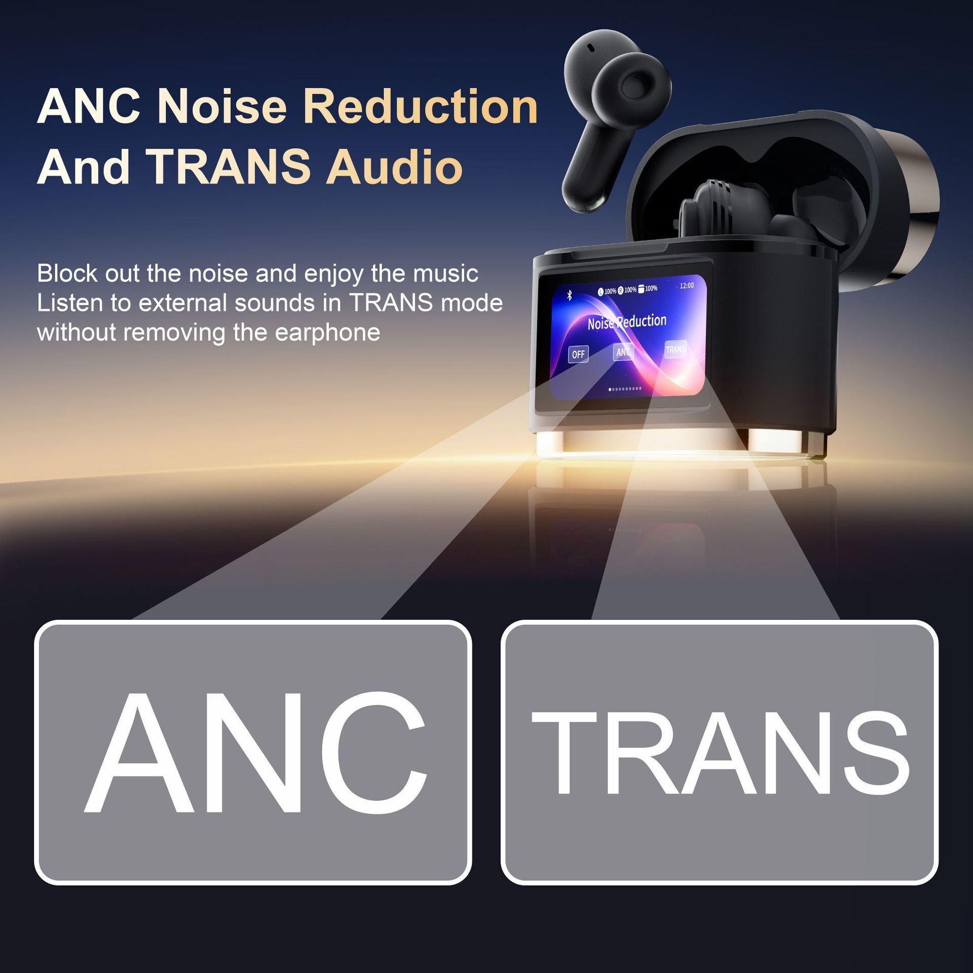 인이어 스마트 ANC 소음 감소 헤드셋, TRANS 오 - Anc Wireless Over Ear Headphones 리뷰 및 가격