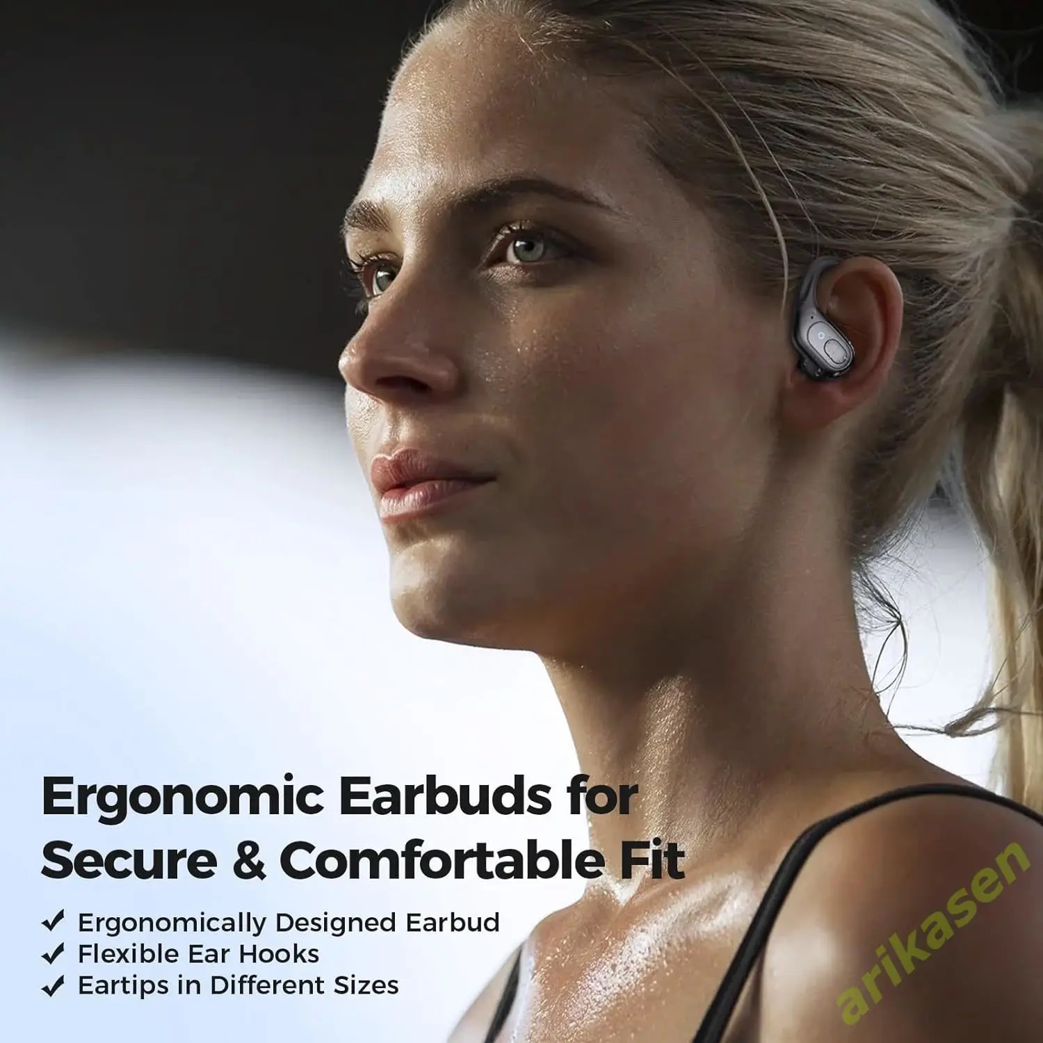 블루투스 헤드폰 무선 이어버드, 5.3 스포츠 이어버드 - Anc Wireless Over Ear Headphones 리뷰 및 가격