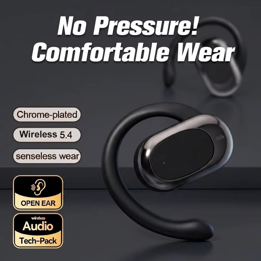 오픈 이어 이어폰 및 무선 헤드셋, LED 디스플레이, - Bone Conduction Running Headphones 리뷰 및 가격