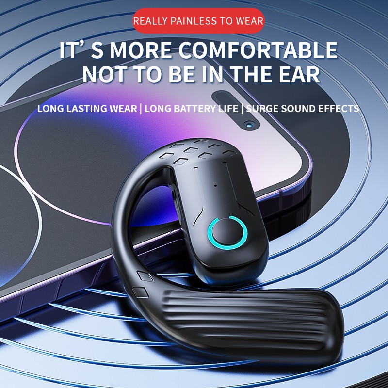 블루투스 5.4 오픈형 무선 이어폰 180 °   스포 - Type C Wired Earphones With Mic 리뷰 및 가격