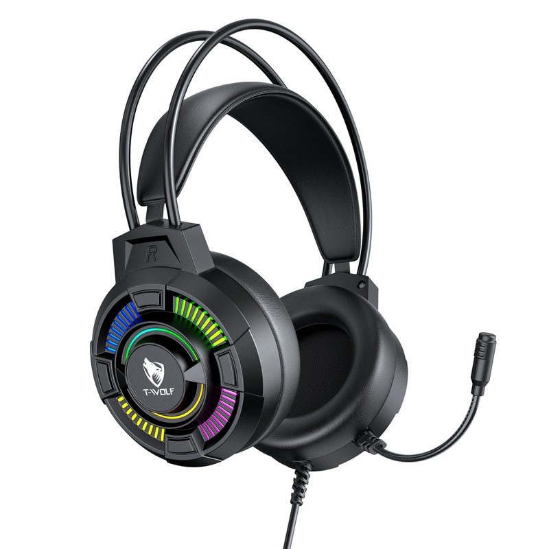 T-Wolf H140 게이밍 헤드셋 유선 Rgb Led - Gaming Headset With Mic Rgb 리뷰 및 가격