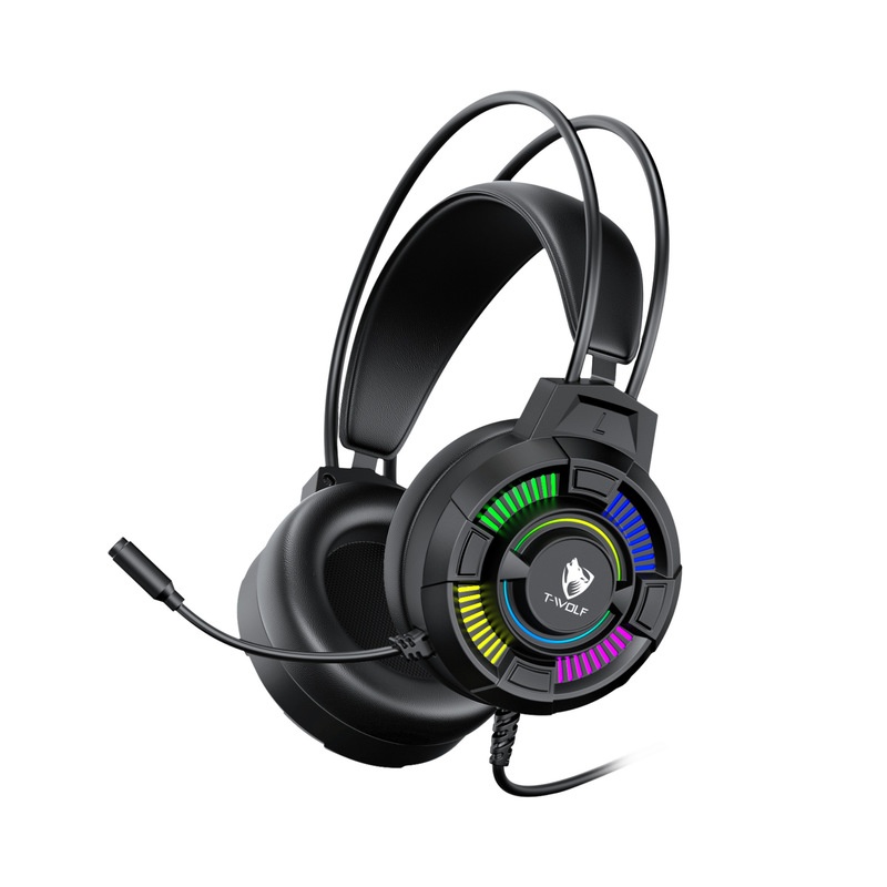 T-Wolf H140 게이밍 헤드셋 유선 Rgb Led - Gaming Headset With Mic Rgb 리뷰 및 가격