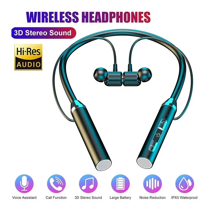 블루투스 5.0 넥밴드 이어폰 HiFi 스테레오 스포츠 - Magnetic Neckband Sports Earphones 리뷰 및 가격
